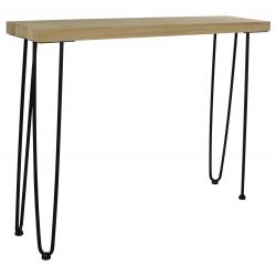 Sidetable Lund 100 x 25 x 75 cm massief eiken